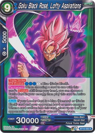 Goku Black Rose, Lofty Aspirations (BT10-050) [Rise of the Unison Warrior 2nd Edition] | Enigma On Main