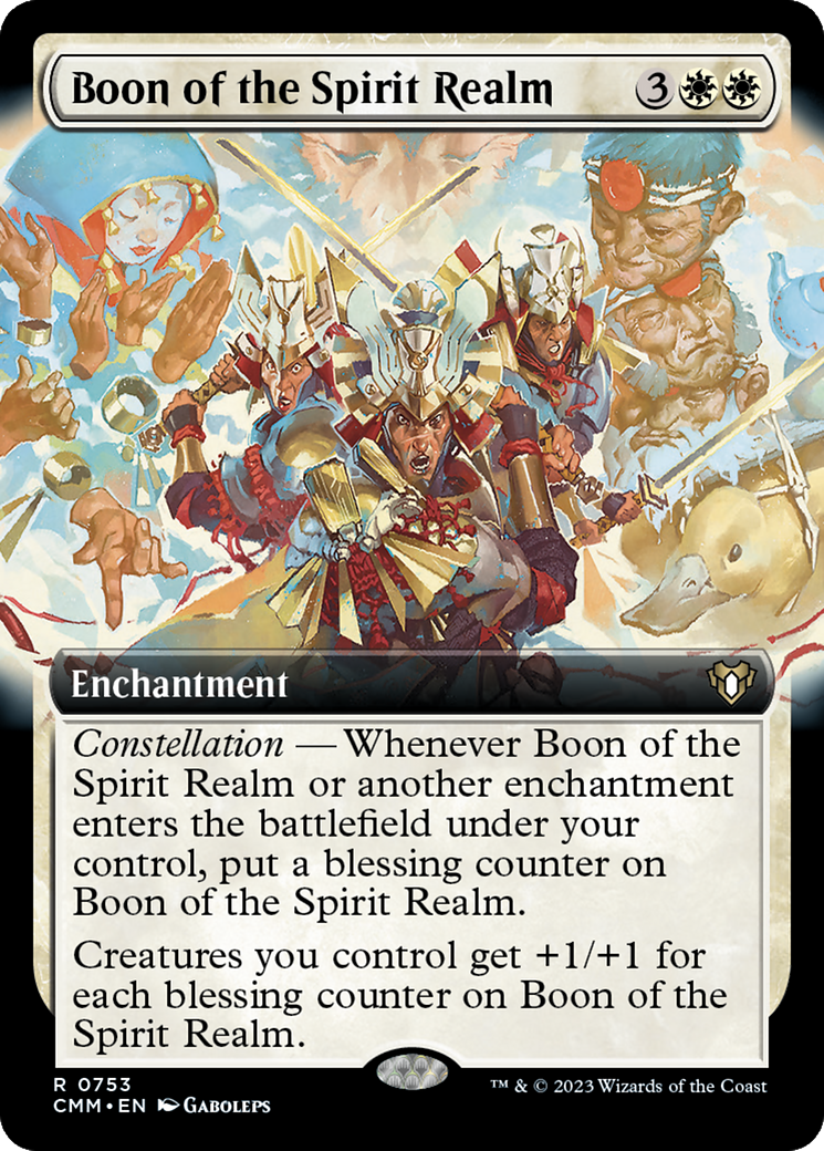 Boon of the Spirit Realm (Extended Art) [Commander Masters] | Enigma On Main