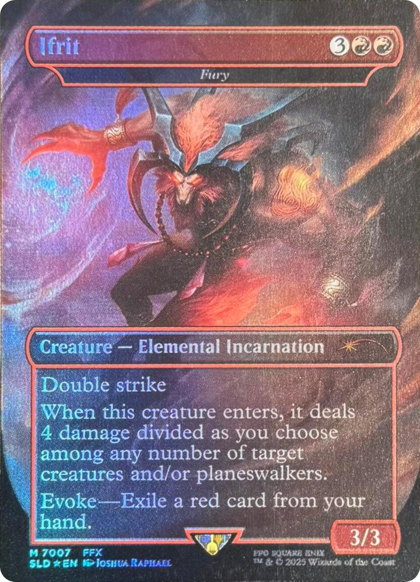 Ifrit - Fury (Rainbow Foil) [Secret Lair Drop Series] | Enigma On Main