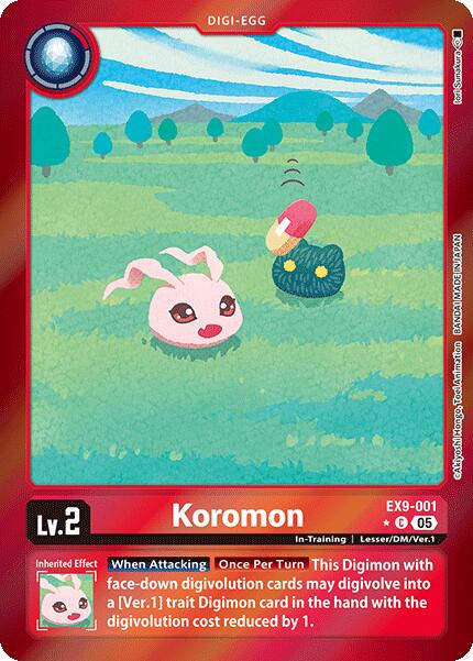 Koromon [EX9-001] (Limited Foil) [Versus Monsters] | Enigma On Main
