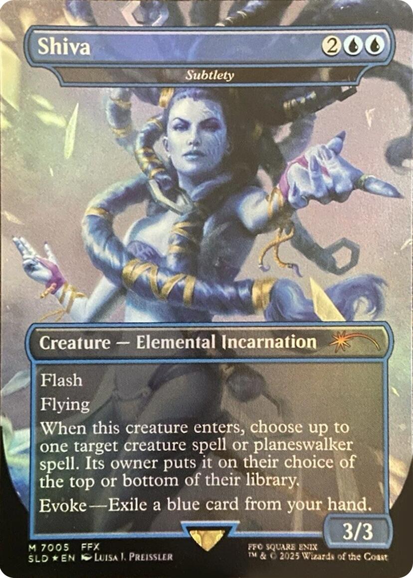 Shiva - Subtlety (Rainbow Foil) [Secret Lair Drop Series] | Enigma On Main