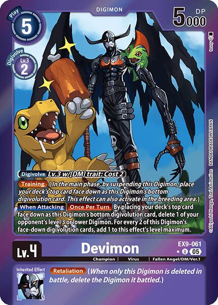 Devimon [EX9-061] (Limited Foil) [Versus Monsters] | Enigma On Main