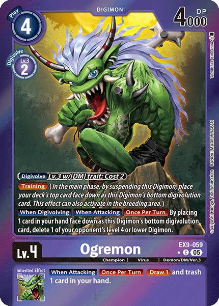 Ogremon [EX9-059] (Limited Foil) [Versus Monsters] | Enigma On Main