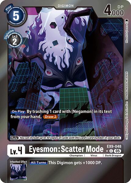 Eyesmon: Scatter Mode [EX9-048] (Limited Foil) [Versus Monsters] | Enigma On Main