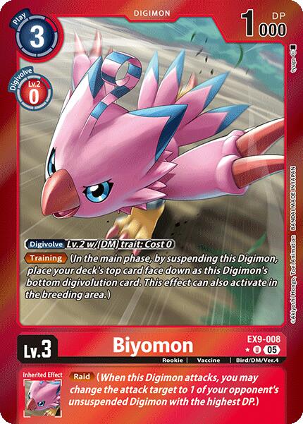 Biyomon [EX9-008] (Limited Foil) [Versus Monsters] | Enigma On Main
