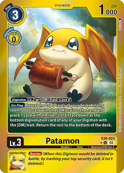 Patamon [EX9-023] (Limited Foil) [Versus Monsters] | Enigma On Main
