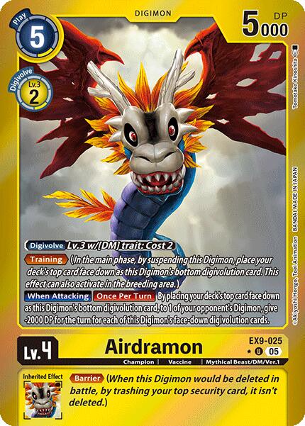 Airdramon [EX9-025] (Limited Foil) [Versus Monsters] | Enigma On Main