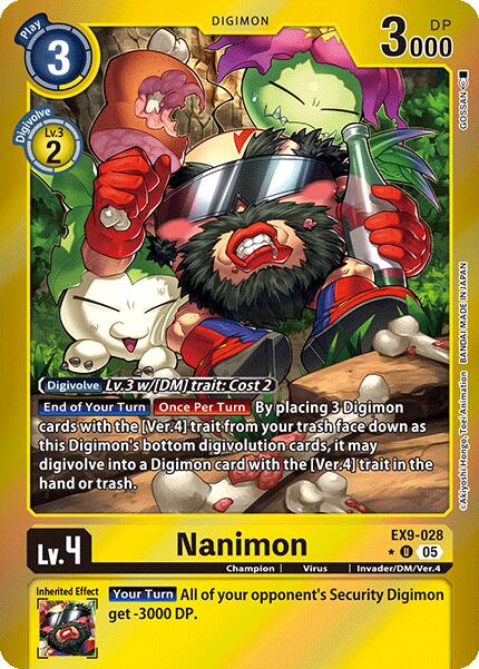 Nanimon [EX9-028] (Limited Foil) [Versus Monsters] | Enigma On Main