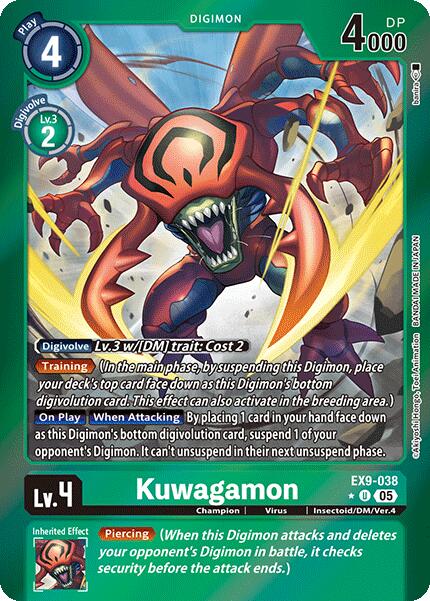 Kuwagamon [EX9-038] (Limited Foil) [Versus Monsters] | Enigma On Main