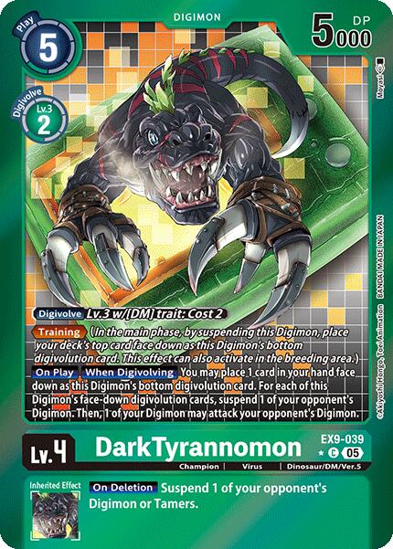 DarkTyrannomon [EX9-039] (Limited Foil) [Versus Monsters] | Enigma On Main