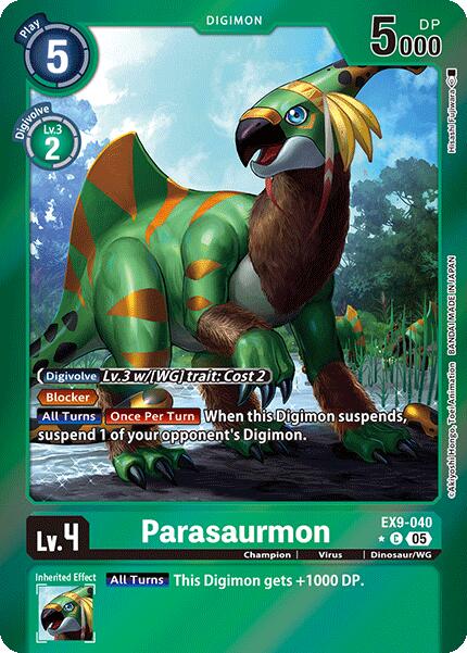 Parasaurmon [EX9-040] (Limited Foil) [Versus Monsters] | Enigma On Main