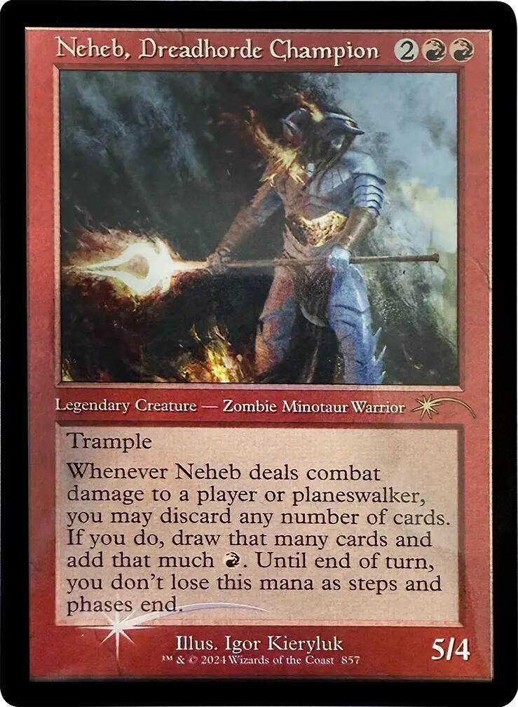 Neheb, Dreadhorde Champion (Retro Frame) [Secret Lair Drop Series] | Enigma On Main