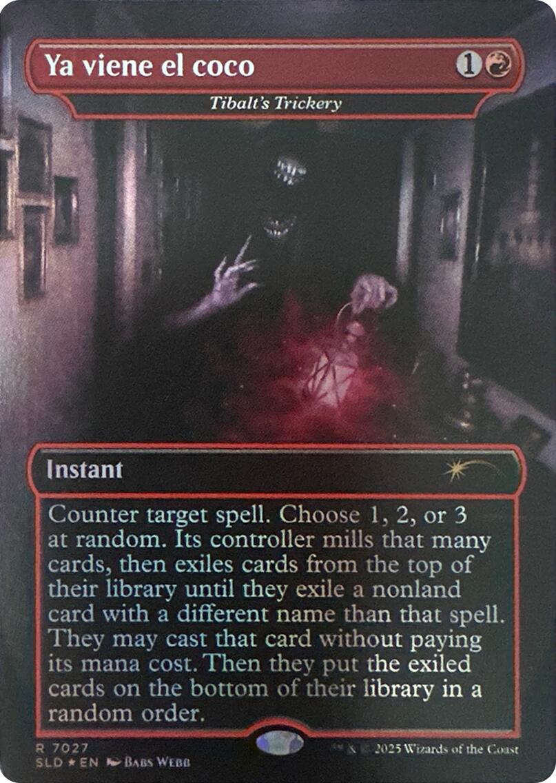 Ya viene el coco - Tibalt's Trickery (Rainbow Foil) [Secret Lair Drop Series] | Enigma On Main