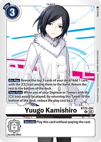 Yuugo Kamishiro [BT22-094] [Cyber Eden] | Enigma On Main