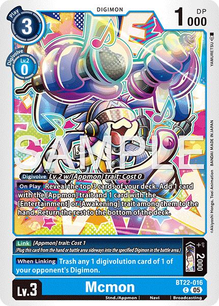 Mcmon [BT22-016] [Cyber Eden] | Enigma On Main
