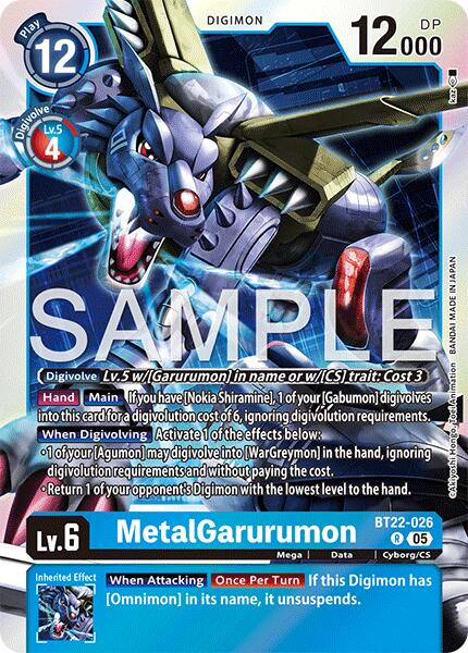 MetalGarurumon [BT22-026] [Cyber Eden] | Enigma On Main