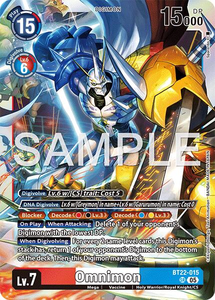 Omnimon [BT22-015] [Cyber Eden] | Enigma On Main
