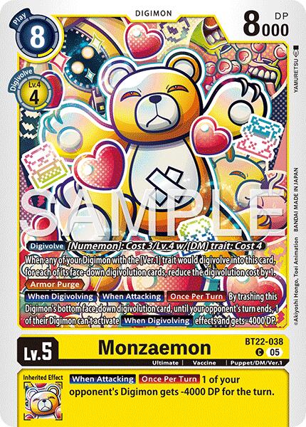 Monzaemon [BT22-038] [Cyber Eden] | Enigma On Main