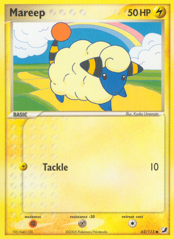 Mareep (62/115) [EX: Unseen Forces] | Enigma On Main