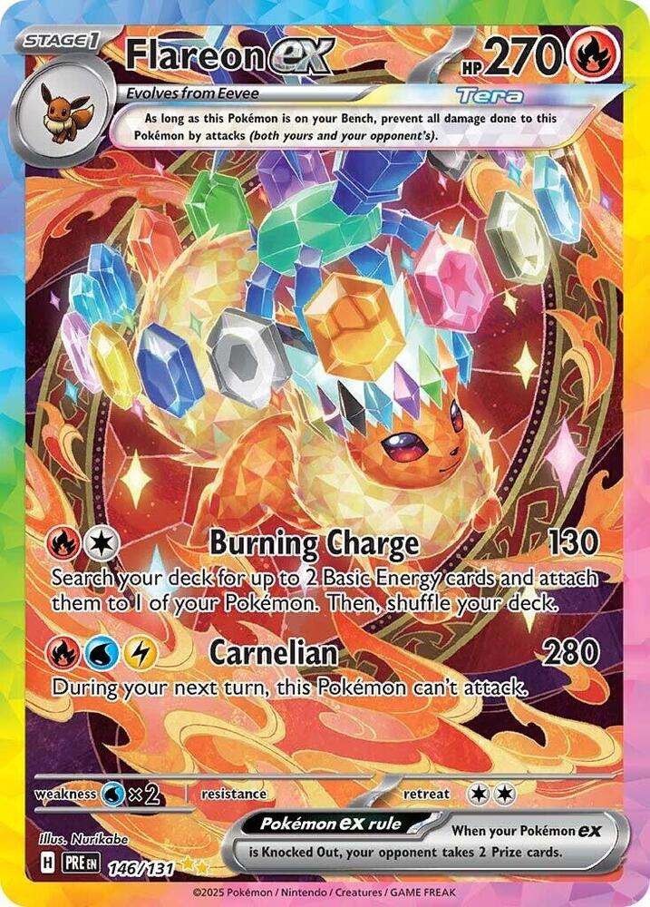 Flareon ex (146/131) [Scarlet & Violet: Prismatic Evolutions] | Enigma On Main