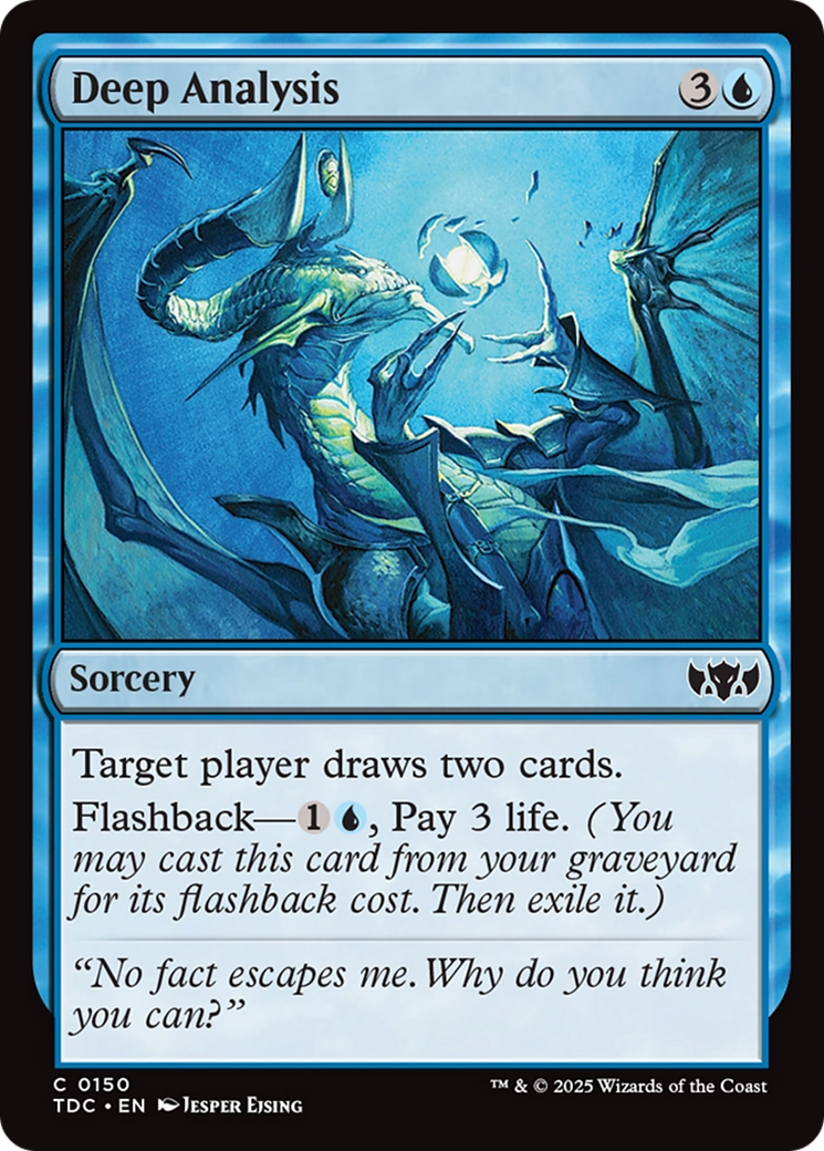 Deep Analysis [Tarkir: Dragonstorm Commander] | Enigma On Main