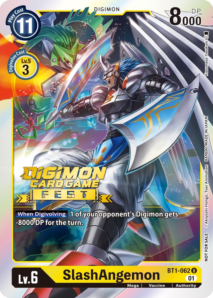 SlashAngemon [BT1-062] (Digimon Card Game Fest 2022) [Release Special Booster Promos] | Enigma On Main