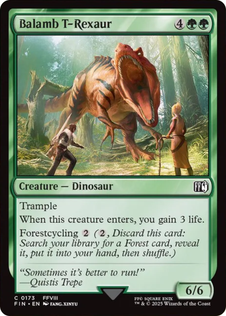 Balamb T-Rexaur [FINAL FANTASY] | Enigma On Main