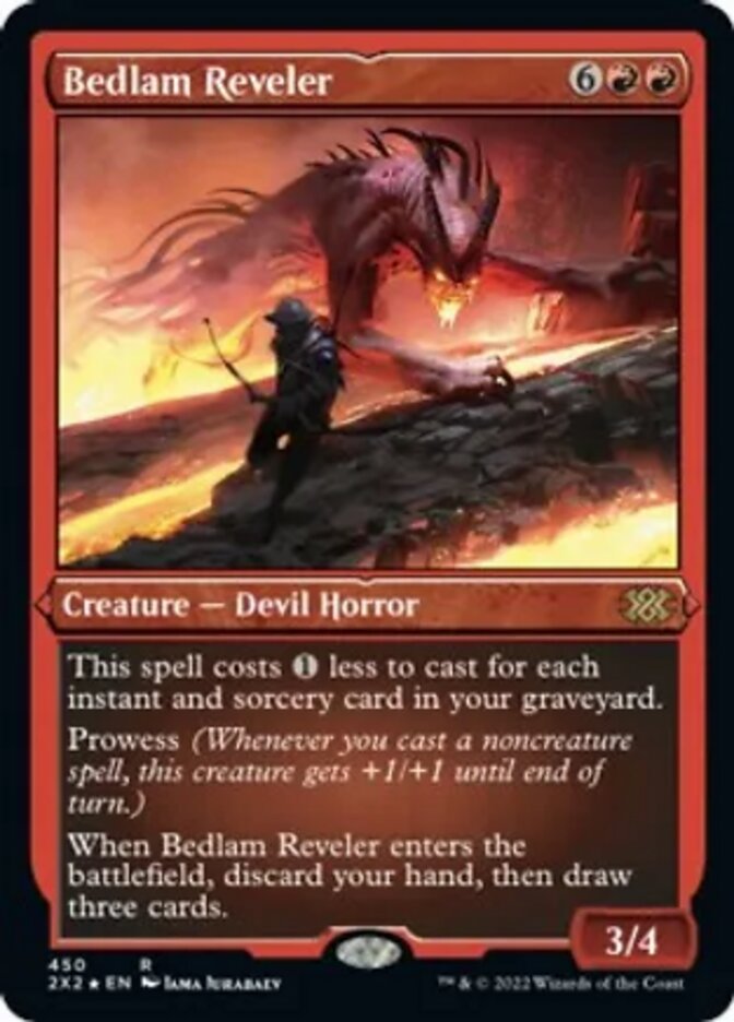 Bedlam Reveler (Foil Etched) [Double Masters 2022] | Enigma On Main