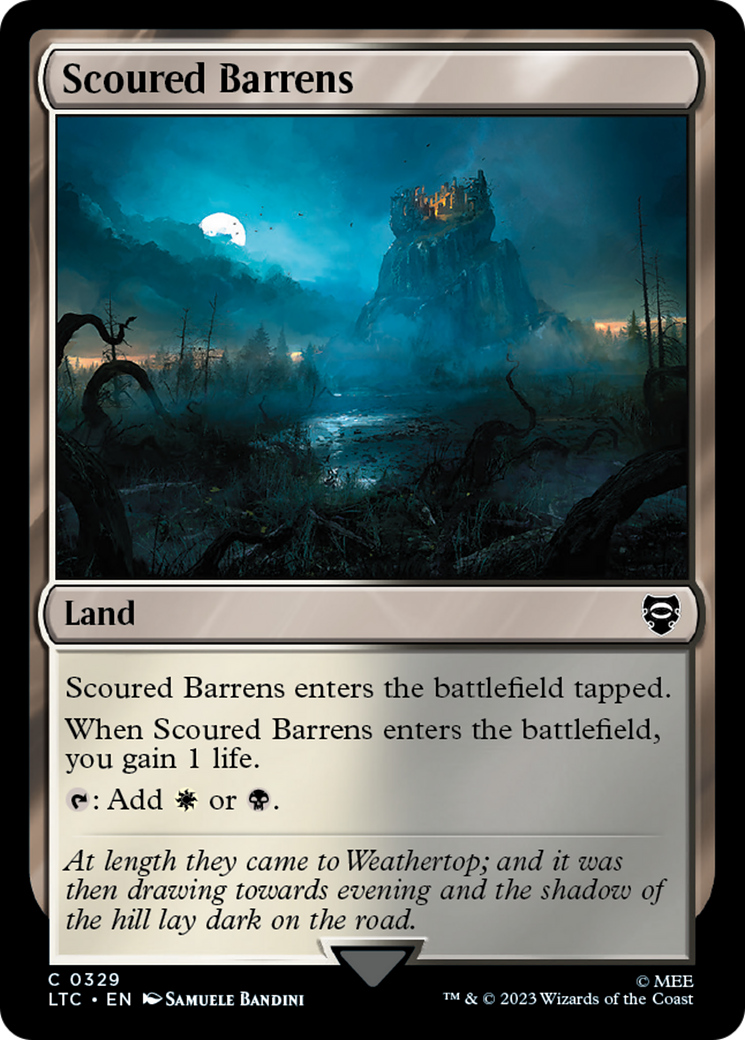 Scoured Barrens [The Lord of the Rings: Tales of Middle-Earth Commander] | Enigma On Main