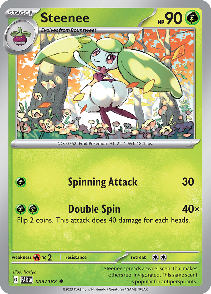 Steenee (009/182) [Scarlet & Violet: Paradox Rift] | Enigma On Main