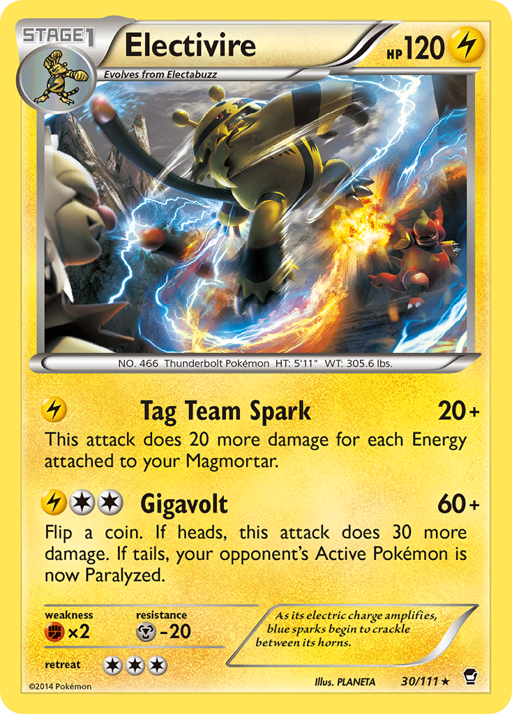 Electivire (30/111) [XY: Furious Fists] | Enigma On Main