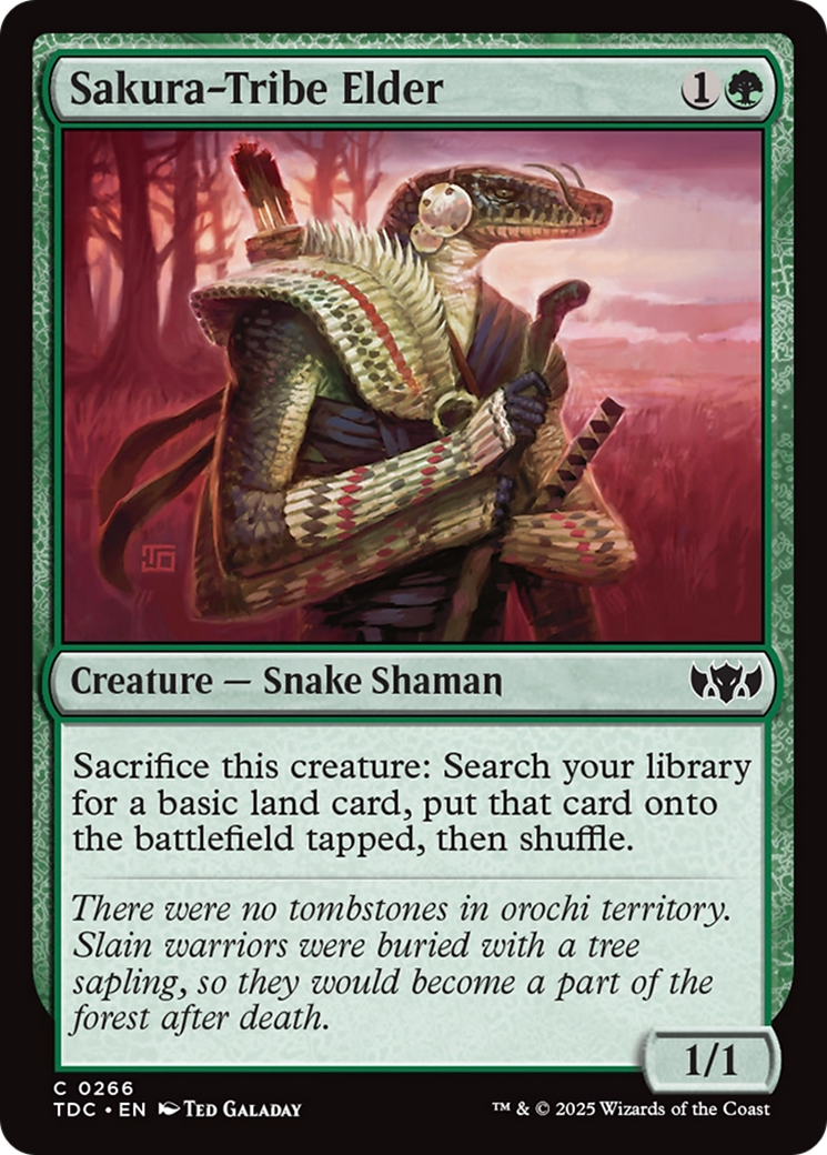Sakura-Tribe Elder [Tarkir: Dragonstorm Commander] | Enigma On Main