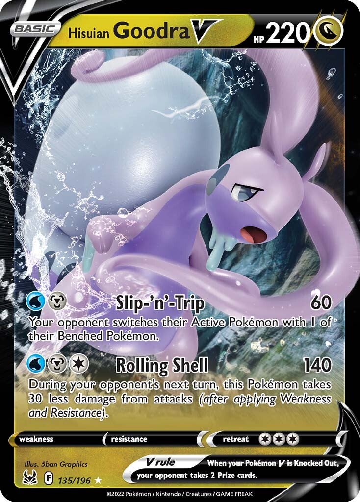 Hisuian Goodra V (135/196) [Sword & Shield: Lost Origin] | Enigma On Main