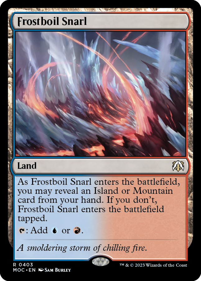 Frostboil Snarl [March of the Machine Commander] | Enigma On Main