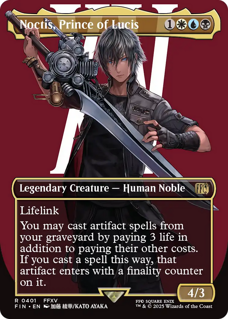 Noctis, Prince of Lucis (Borderless) [FINAL FANTASY] | Enigma On Main