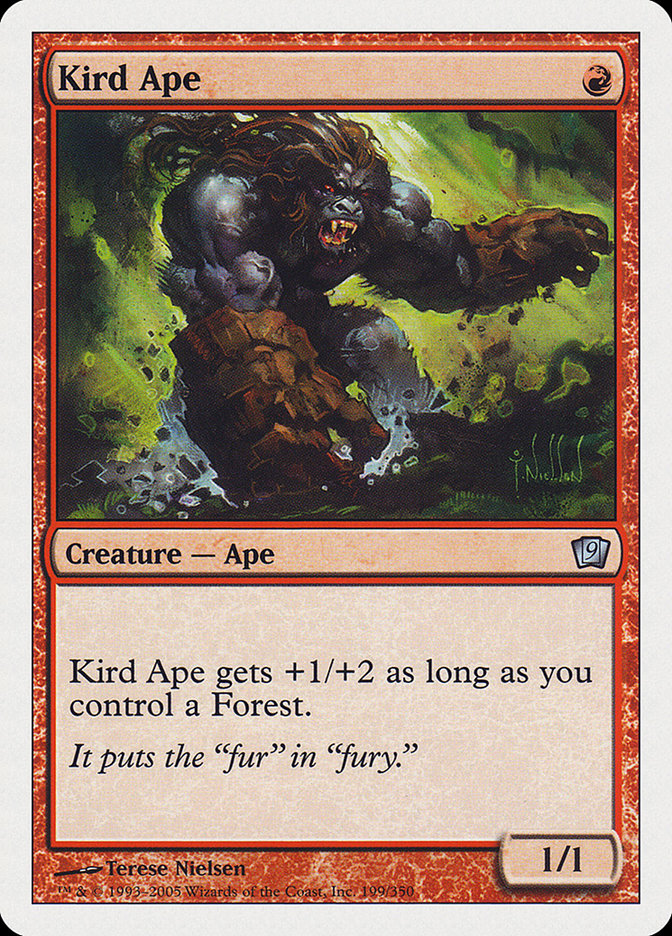 Kird Ape (9th Edition) [Oversize Cards] | Enigma On Main