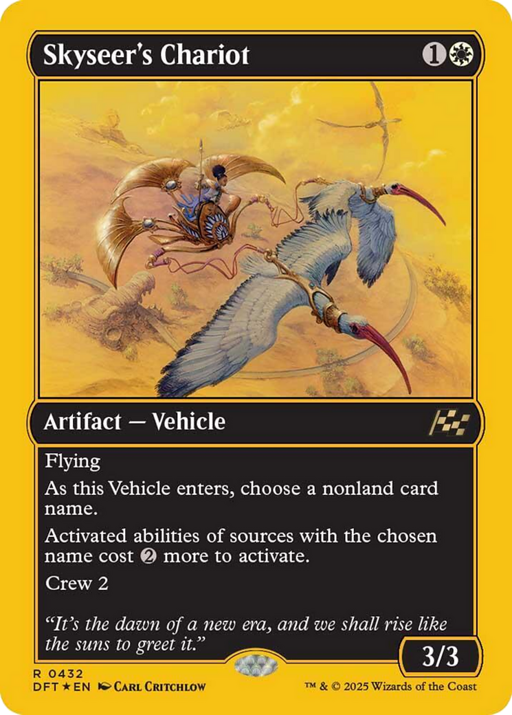 Skyseer's Chariot (First-Place Foil) [Aetherdrift] | Enigma On Main