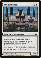 Rhox Meditant [The List Reprints] | Enigma On Main