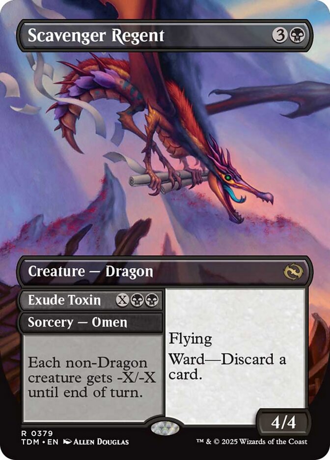 Scavenger Regent (Borderless) [Tarkir: Dragonstorm] | Enigma On Main