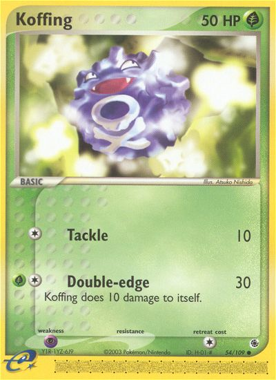 Koffing (54/109) [EX: Ruby & Sapphire] | Enigma On Main