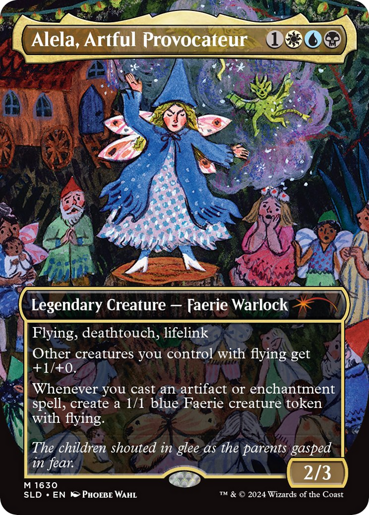 Alela, Artful Provocateur (1630) (Rainbow Foil) [Secret Lair Drop Series] | Enigma On Main