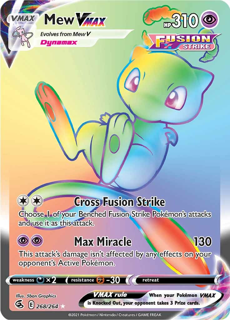 Mew VMAX (268/264) [Sword & Shield: Fusion Strike] | Enigma On Main