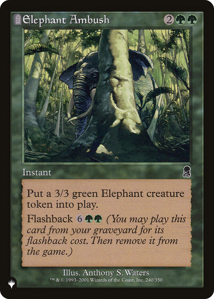 Elephant Ambush [The List Reprints] | Enigma On Main