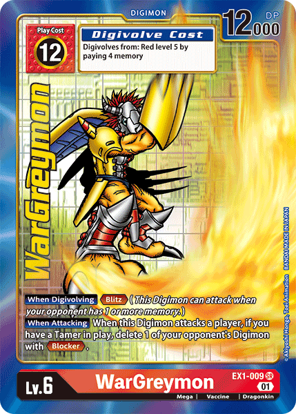 WarGreymon [EX1-009] (Alternate Art) [Classic Collection] | Enigma On Main