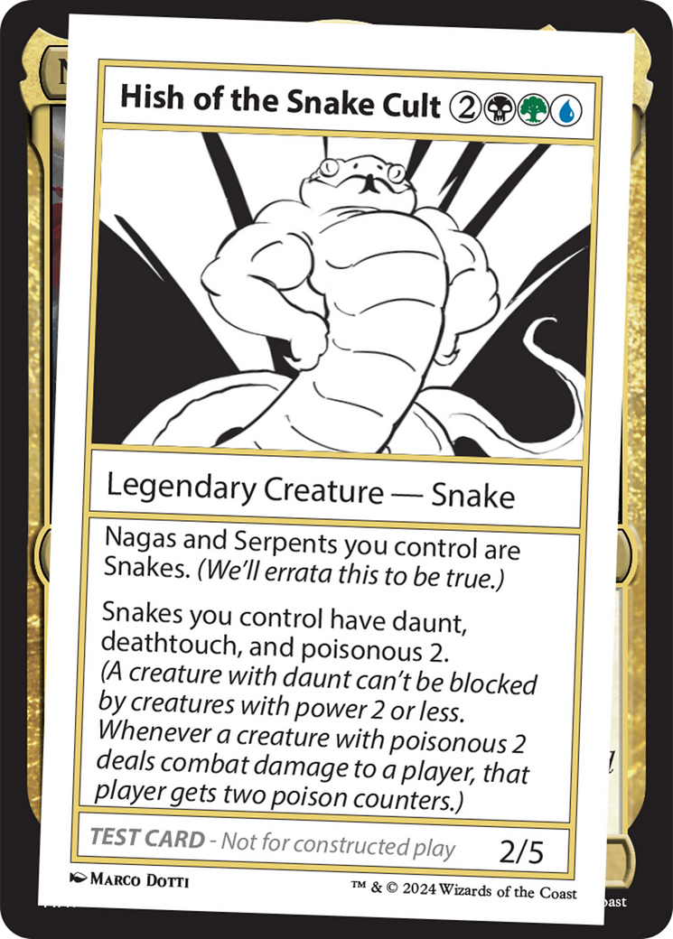 Hish of the Snake Cult [Mystery Booster 2 Playtest Cards] | Enigma On Main