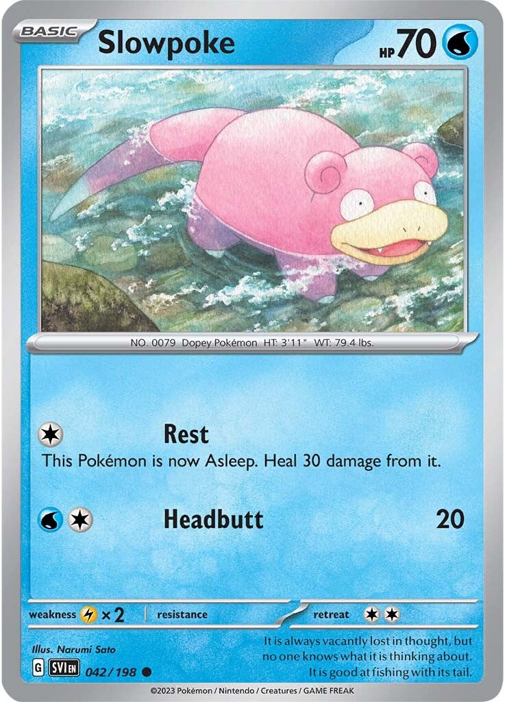 Slowpoke (042/198) [Scarlet & Violet: Base Set] | Enigma On Main