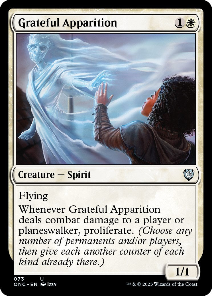 Grateful Apparition [Phyrexia: All Will Be One Commander] | Enigma On Main