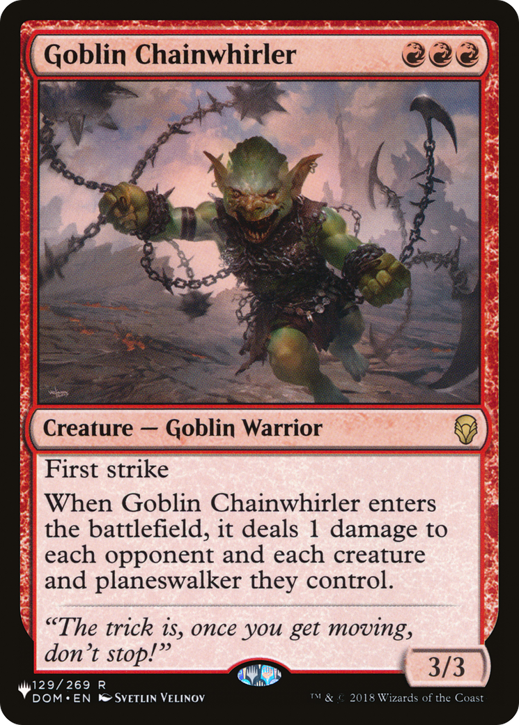 Goblin Chainwhirler [The List] | Enigma On Main