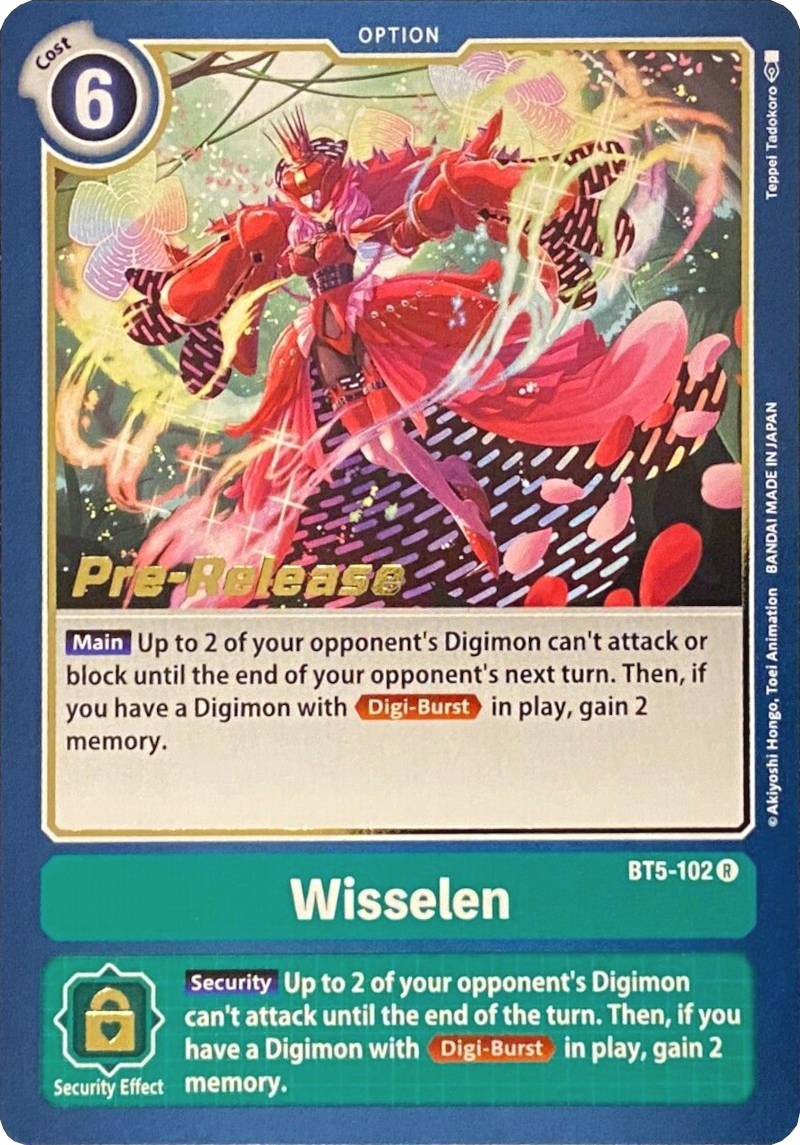 Wisselen [BT5-102] [Battle of Omni Pre-Release Promos] | Enigma On Main