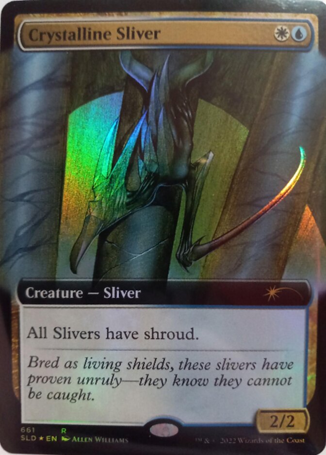 Crystalline Sliver (Extended Art) [Secret Lair Drop Promos] | Enigma On Main